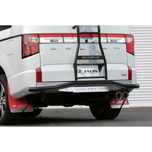 デリカD5 ジャオス リアラダー ハンドレール付き JAOS リヤラダーⅡ ポリッシュ ハンドレール付 デリカ D:5｜株式