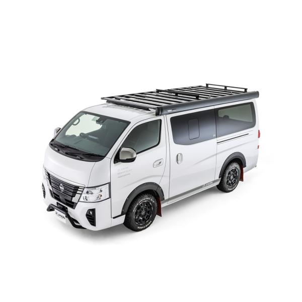 ジャオス キャラバン NV350 標準ルーフ車 フラットラック 1470×2950 アルミ B412...