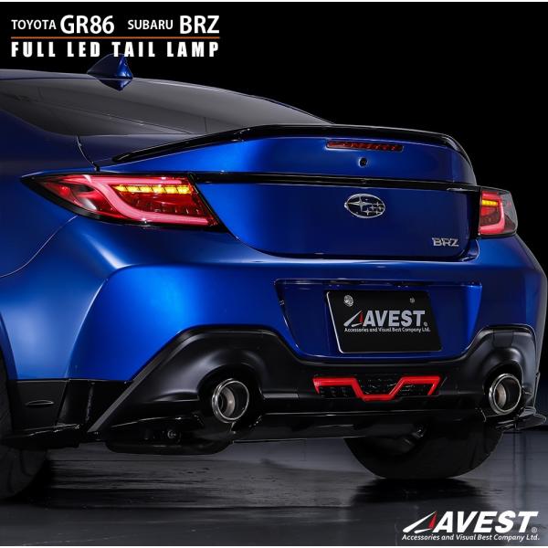 アベスト GR86 ZN8 フルLEDテールランプ TO2003-J-CRCAR AVEST