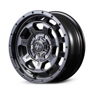 16インチ 6H139.7 6.5J+38 6穴 ナイトロパワー M7 ファランクス ハイエース用ホイール 4本 バレルブラック MID NITRO POWER M7 PHALANX