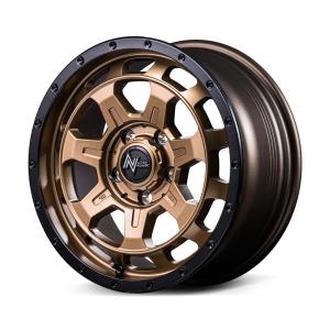 16インチ 5H114.3 7.0J 7J+40 5穴 ナイトロパワー M7 ファランクス ホイール 1本 マットブロンズ リムブラック MID NITRO POWER M7 PHALANX