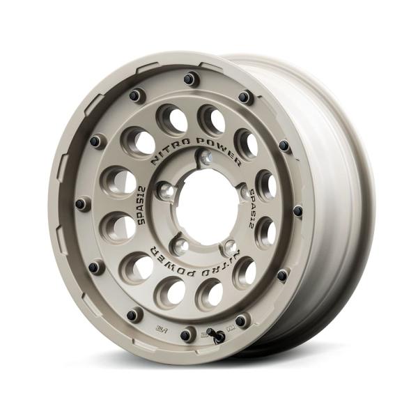 16インチ 5H139.7 5.5J +20 5穴 ナイトロパワー ショットガン ホイール 4本 M...