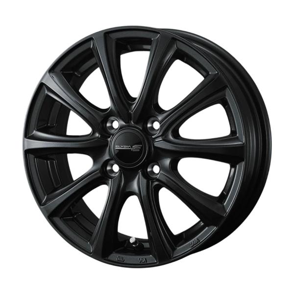 14インチ 4H100 4.5J+50  4穴 エリシア エヴリイワゴン用ホイール 1本 ガンメタリ...