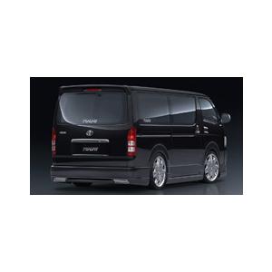 トップライン ハイエース 200系 1型 2型 リアルーフスポイラー 未塗装 TOP LINE AR...