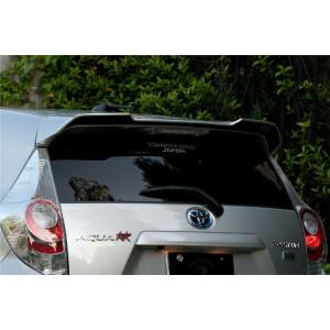 ロウェン アクア NHP10 前期 ルーフスポイラー RR FRP 未塗装 1T006W00 ROW...