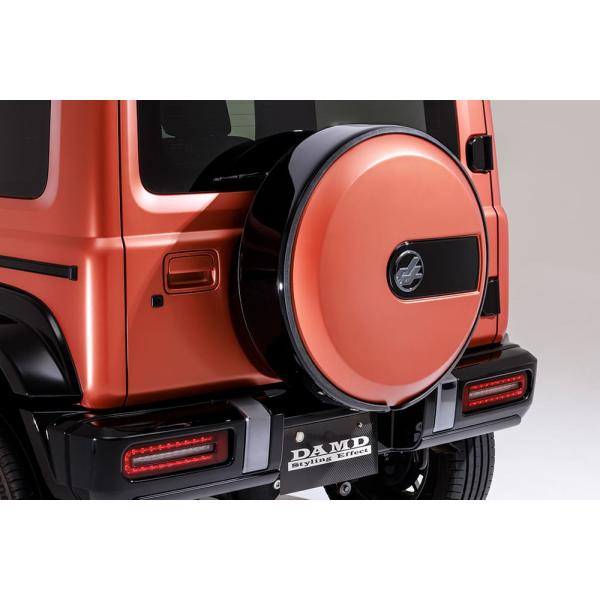 ダムド ジムニーノマド JB74 スペアタイヤカバー ブラックバンド 未塗装品素地 DAMD lit...