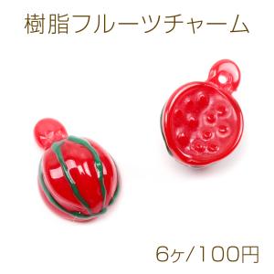 樹脂フルーツチャーム ミニチュア果物チャーム 食...の商品画像