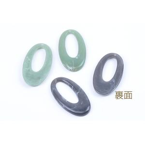 樹脂チャーム オーバル 1穴 25×46mm(4ヶ)の詳細画像2