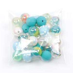 アクリルビーズ ラウンド カラーミックス 約1...の詳細画像4