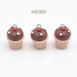 スイーツチャーム カップケーキ チョコケーキ ...の詳細画像1