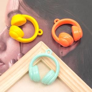 アクリルチャーム カラフル ヘッドホン ヘッド...の詳細画像2