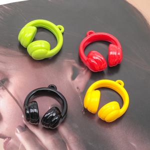 アクリルチャーム カラフル ヘッドホン ヘッド...の詳細画像4