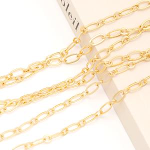 メタルチェーン オーバルチェーン ネックレスチ...の詳細画像3
