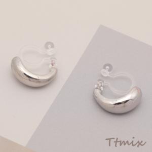 デザインピアス ノンホールピアス C字 ポスト...の詳細画像2
