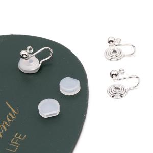 ノンホールピアス 4mm丸玉/丸カン付き シリ...の詳細画像3
