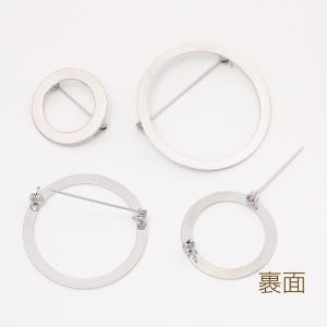 リングブローチ ブローチ金具 リングブローチ土...の詳細画像2