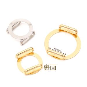 帯留め金具 中抜きサークル帯留めパーツ 帯留め...の詳細画像2