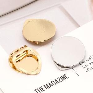 バックル スカーフバックル 平皿付き ゴールド...の詳細画像3