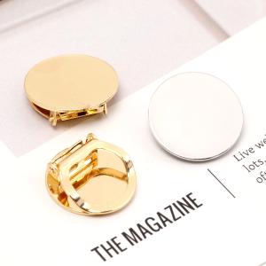 バックル スカーフバックル 平皿付き ゴールド...の詳細画像3
