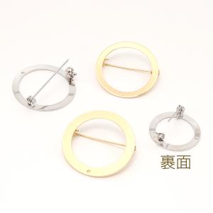 リングブローチ ブローチ金具 リングブローチ土...の詳細画像3