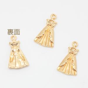 メタルチャーム 合金製 ワンピース ロングドレ...の詳細画像2