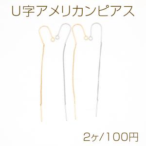 U字アメリカンピアス U字型 揺れるチェーンピア...の商品画像