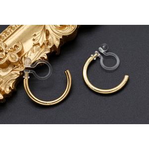 ノンホールピアス 樹脂イヤリング Cフープ 1...の詳細画像2