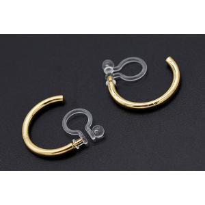ノンホールピアス 樹脂イヤリング Cフープ 1...の詳細画像4
