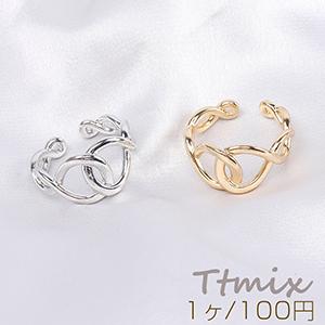 デザインリング 指輪 結び目 幅約12mm(1ヶ)の商品画像