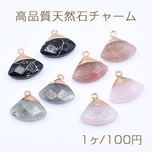 ステンレス 16. チャーム ペンダントトップオープンハート ゴールド 1