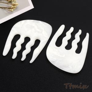 アセチ樹脂ヘアコーム 5.5×8cm(1ヶ)の詳細画像2
