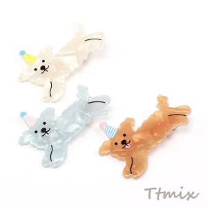 アニマルへアピン 犬 トイプードル アクリルへア...の商品画像