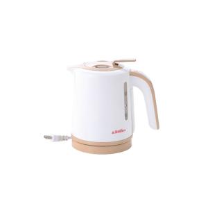 &amp;smile 倒れてもこぼれにくい電気ケトル1.0L