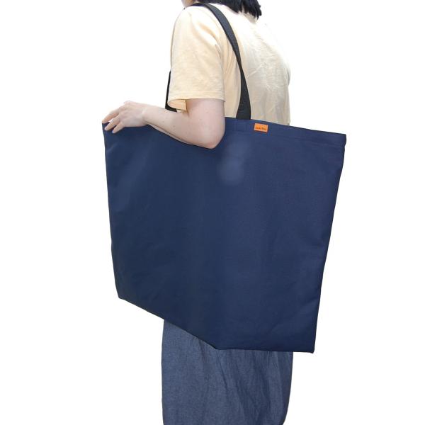 [エコライフ] A2 横型 マチ0cm BTO エコバッグ 日本製 想定重量5kg 弱撥水 帆布 8...