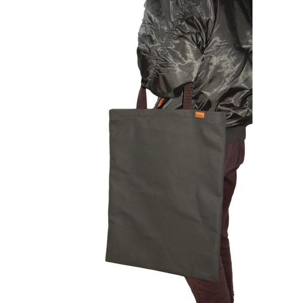 [エコライフ] A3 縦型マチ0cm BTO エコバッグ 日本製 想定重量5kg 弱撥水 帆布 8号