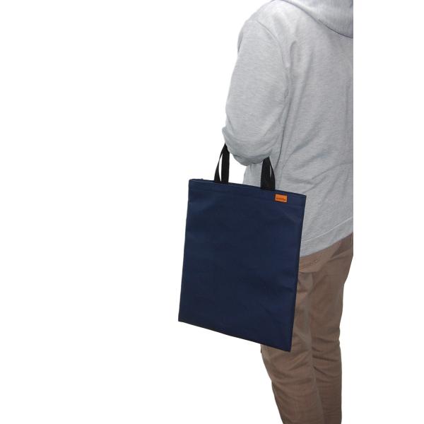 [エコライフ] A4 縦(L) マチ0cm BTO エコバッグ 日本製 想定重量2kg 弱撥水 帆布...