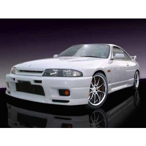 スカイライン ECR33 フロントバンパー 前期 エアロ FRP 未塗装 社外品