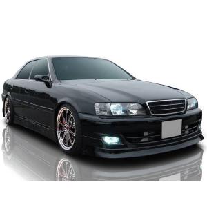 チェイサー JZX100 フロントハーフ 後期 エアロ FRP 未塗装 社外品