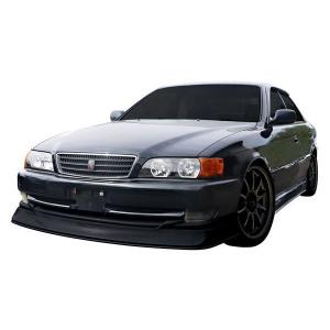 チェイサー JZX100 フロントハーフ 後期 エアロ FRP 未塗装 社外品