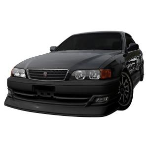 チェイサー JZX100 フロントハーフ 後期 エアロ FRP 未塗装 社外品