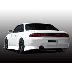 シルビア S14 サイドステップ 前期 エアロ FRP 未塗装 社外品 左右
