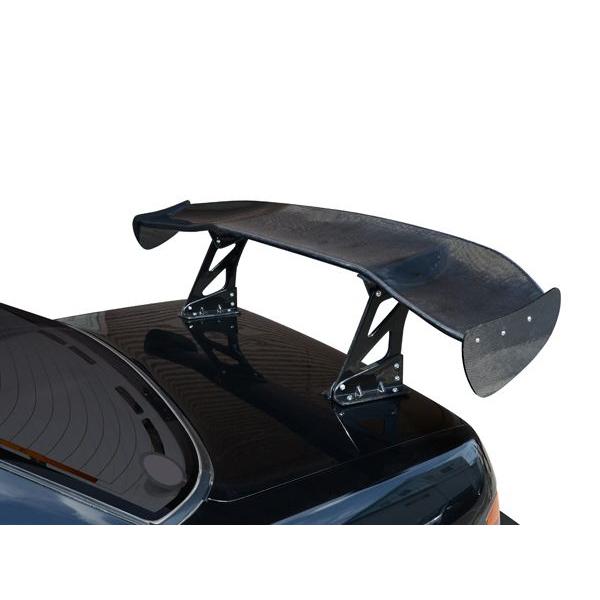 汎用 GTウイング カーボン 未塗装 社外品 主翼＋翼端板＋ステー（高さは3タイプから選択可） エア...