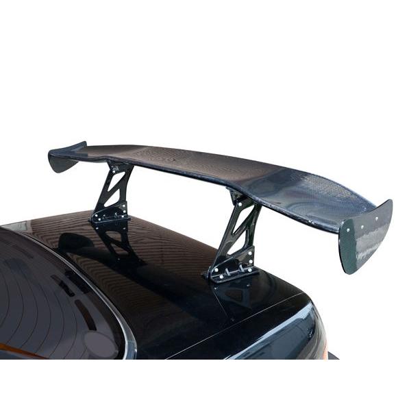 汎用 GTウイング カーボン 未塗装 社外品 主翼＋翼端板＋ステー（高さは3タイプから選択可） エア...