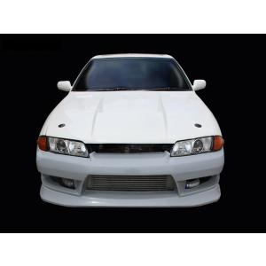 スカイライン R32 フロントバンパー 前期 後期 エアロ FRP 未塗装 社外