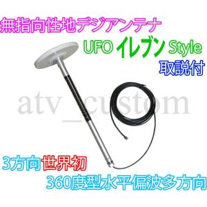 CL1039 NEW UFO テレビアンテナ 高感度 無指向性 地デジ デコトラ イレブンST｜カスタムライフ