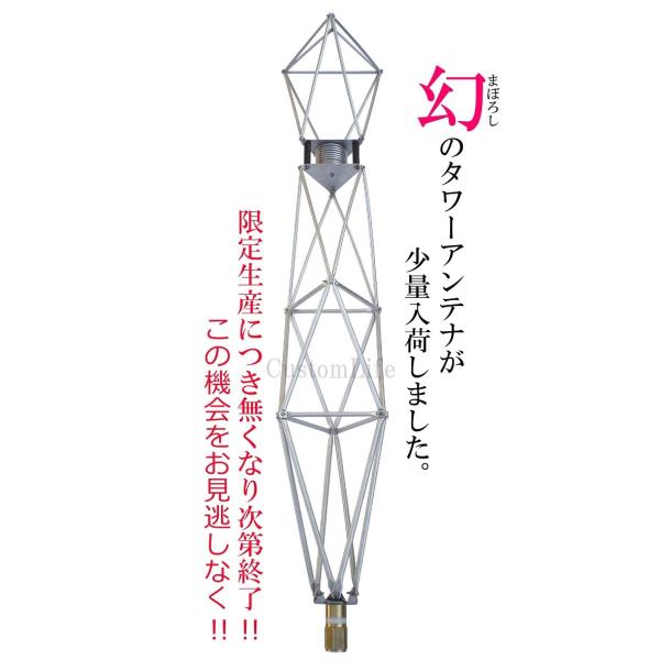 CL2995×2本 タワーアンテナ 日本製 限定生産 26MHz〜28MHz CB無線 アマチュア無...