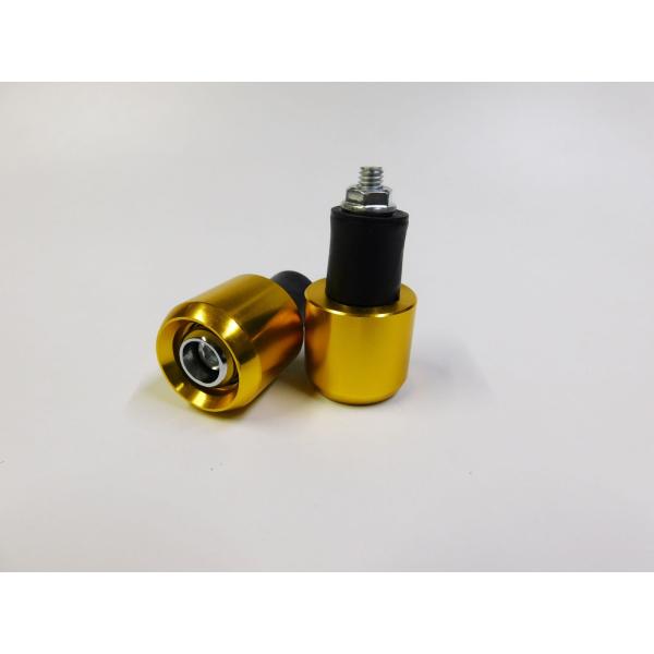 CL3160GD バイク グリップ 22.2Φ 用 アルミバーエンド 2個セット ハンドル エンド ...