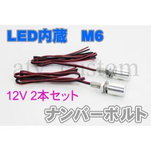 CL683 LED ナンバー灯 2個セット 銀 ATV 四輪バギー 中華トライク /｜customlife