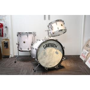 USED GRETSCH Broadkaster 3pcs Kit TT12x8 FT14x14 BD18x14 Maple Poplar 3ply WMP｜customshopcanopus