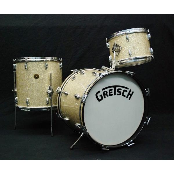 Gretsch 50`s〜60`s 18 12 14  Silver Glass Gritter